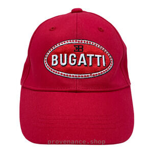 🔴 Bugatti Embroidered Logo Cap - Red
